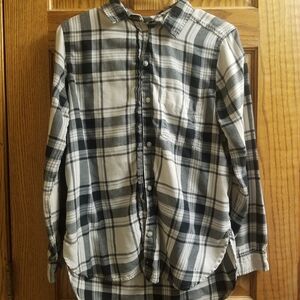 Classic Plaid Button-Up Shirt